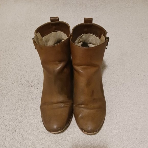 SOUL Naturalizer Women's Richy-Zip Ankle Boot, Banana Bread Brown - Picture 8 of 16